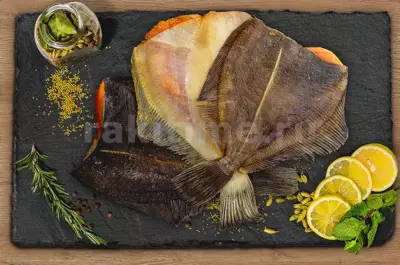 Камбала с икрой